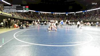 40 lbs Quarterfinal - Gabriella Motko, Southern Columbia vs Hannah Gregula, Mt. Lebanon