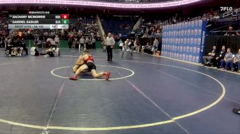 4A 165 lbs Cons. Round 1 - Gabriel Sadler, Green Level vs Zachary Mcmorris, Rolesville