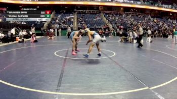 2A 165 lbs Cons. Round 1 - Brayden Burd, South Lenoir High School vs Elijiah Guzman, Rutherfordton-Spindale Central High School