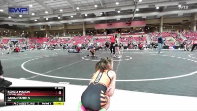 70 lbs Quarterfinal - Kenzli Mason, Central Heights vs Sanai Daniels, RSA