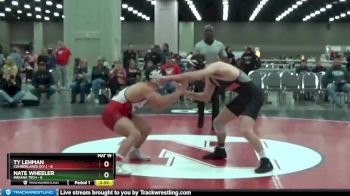 157 lbs 2nd Wrestleback (16 Team) - Ty Lehman, Cumberlands (Ky.) vs Nate Wheeler, Indiana Tech