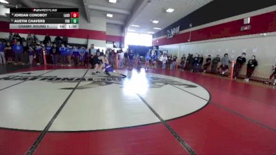 Boys 134 lbs Champ. Round 1 - Austin Chavers, Foothill Boys vs Jordan Conoboy, Lassen Boys