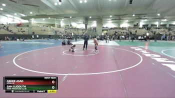 80 lbs Quarterfinal - Sam Sudduth, Wave Wrestling Club vs Asher Asad, Level Up