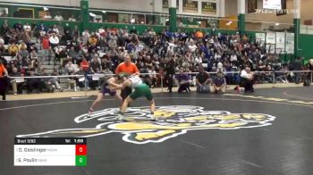 113 lbs Final - Dante Geislinger, Norwich vs Stevo Poulin, Shenendehowa