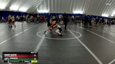 110 lbs Round 6 (8 Team) - Joey Johnson, OMP vs Henry Baker, Dayton Bandits