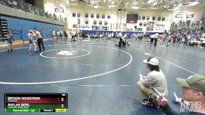 80 lbs Quarterfinal - Raylan Beirl, Lakeside (Nine Mile) vs Bryson Wickstrom, Colville