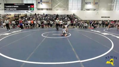 108 lbs Cons. Round 3 - Aaron O`Brien, Homer Wrestling Club vs Viet Nguyen, 518 Grapplers