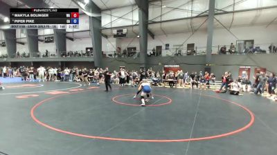 Junior Girls FS - 135 lbs Quarters - Makyla Bolinger, WA vs Piper Pike, CA