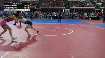 116 lbs Semifinal - Piper Gershmel, Darkhorse Wrestling Club vs Araeya Nelson, Team Champs