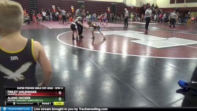 SPW-3 lbs Round 1 - Finley Uhlenhake, Immortal Athletics WC vs Alexis Hacker, Benton Community Wrestling Clu