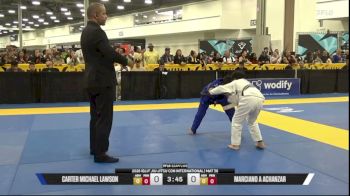 Marciano A Achanzar vs Carter Michael Lawson 2026 IBJJF Jiu-Jitsu CON International