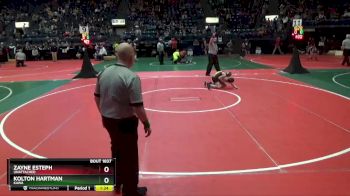 71 lbs Semifinal - Kolton Hartman, KAWA vs Zayne Esteph, Unattached