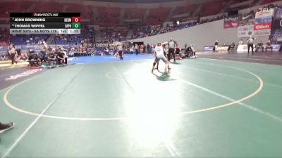 5A Boys 138 lbs 5th Place Match - John Browning, Redmond Boys vs Thomas Wippel, Eagle Point Boys