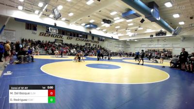 148 lbs Consi Of 32 #2 - Max Del Bosque, Clovis North vs Danny Rodriguez, Fort Lupton (CO)