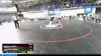 1A 285 lbs Semifinal - Leighton Jensen, Omak vs Rocco Clark III, Toppenish