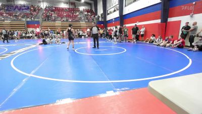 120 lbs Quarterfinal - Jimmy Swenson, Ponca City vs Tanner Barlow, Mcalester High School