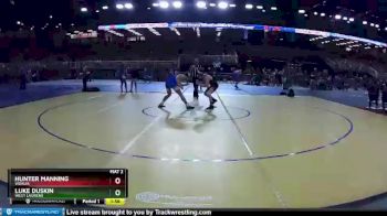 160 lbs Champ. Round 1 - Luke Duskin, West Laurens vs Hunter Manning, Vidalia