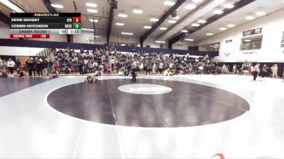 133 lbs Champ. Round 1 - Corbin Hutchison, Messiah vs Kevin Sevigny, Springfield College