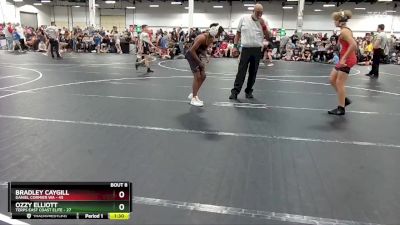 110 lbs Round 2 (8 Team) - Bradley Caygill, Daniel Cormier WA vs Ozzy Elliott, Terps East Coast Elite