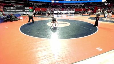 2A 106 lbs Quarterfinal - Jack Koenig, Chicago (St. Patrick) vs Christian Corcoran, New Lenox (Providence Catholic)