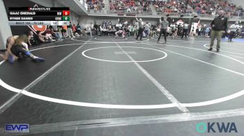 76 lbs 5th Place - Isaac Emerald, Raw Wrestling Club vs Ryker Dawes, Keystone Kids Wrestling Club