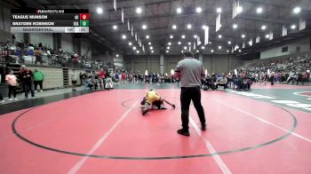 120C Quarterfinal - Brayden Robinson, Kearney vs Teague Munson, Arkansas City