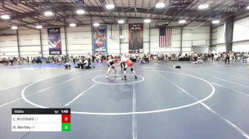 160 lbs Round Of 128 - Lincoln Archibald, CT vs Boden Bentley, MT