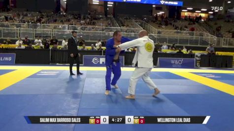 Wellington Leal Dias vs Salim Max Barroso Sales 2025 Pan Jiu Jitsu IBJJF Championship