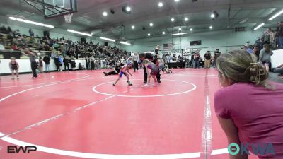 37 lbs Rr Rnd 2 - Blakely Burchett, Raw Wrestling Club vs Locklyn Wright, Caney Valley Wrestling