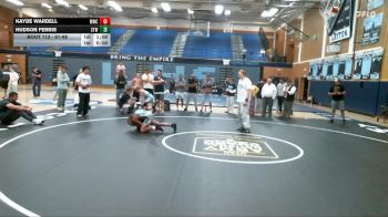 91-98 lbs Round 5 - Kayde Wardell, Morgan Wrestling Club vs Hudson Ferris, Syracuse Titans Wrestling