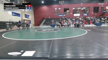 117 lbs Cons. Round 1 - Paige Altizer, Bluefield State vs Madison Adcock, Marymount