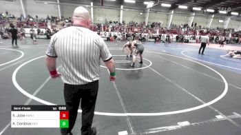 165 lbs Semifinal - Stosh Jobe, Manu vs Kaleb Cordova, Arizona Heat