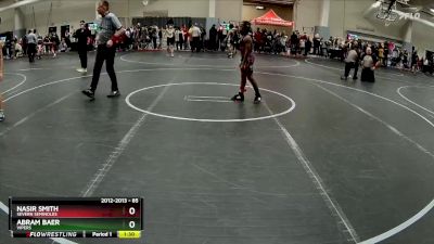 85 lbs Cons. Round 3 - Abram Baer, Vipers vs Nasir Smith, Severn Seminoles