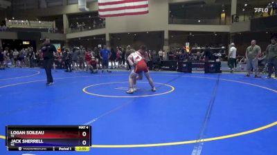 165 lbs Cons. Round 4 - Logan Soileau, TX vs Jack Sherrell, NE