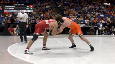 184 lbs Placement Matches (16 Team) - Zack Ryder, Oklahoma State vs Silas Allred, Nebraska
