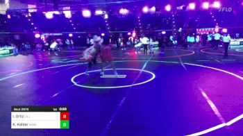 130 lbs Consi Of 8 #2 - Isabella Ortiz, La Junta Tigers vs Keira Kohler, Wasatch WC