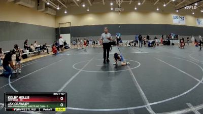 52-56 lbs Round 1 - Jax Crawley, Midlothian Miners Wrestling Club vs Kolby Hollis, New Kent