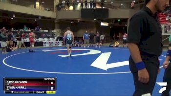 145 lbs Semifinal - David Gleason, MO vs Tyler Harrill, NE