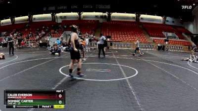 110 lbs Round 6 (8 Team) - Dominic Carter, Lake WC vs Caleb Everson, Warner Elite