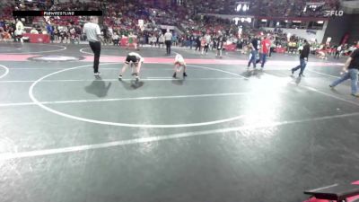 81 lbs Cons. Round 2 - Landon Woodke, Gillett/Suring vs Aydden Schrei, Aviators Wrestling