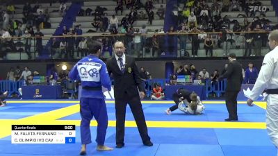 MAURÍCIO FALETA FERNANDES vs CHAIRO OLIMPIO IVO CAVALCANTE AL 2024 European Jiu-Jitsu IBJJF Championship