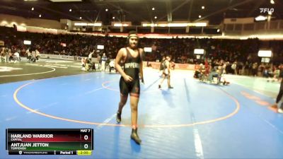 190 lbs Champ. Round 1 - Antjuan Jetton, Toppenish vs Harland Warrior, Capital