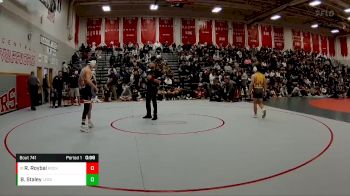 126 lbs Cons. Round 5 - Rocky Roybal, Rocky Mountain vs Brayden Staley, Legend