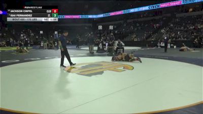 175 lbs Round Of 16 - Jackson Cinfel, Clovis North (CS) vs Isai Fernandez, St. John Bosco (SS)