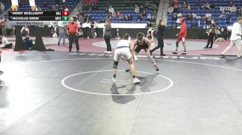 150 lbs Quarterfinal - Henry McElligott, Holliston vs Nicholas Genin, Newton South