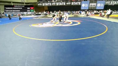 Girls 3A 140 lbs Champ. Round 2 - Skylar Buckner, Cheney (Girls) vs Samara Wienstock, University (Girls)