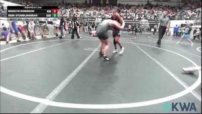 105-108 lbs Rr Rnd 3 - Madilyn Robinson, Team Nomad vs Remi Stumblingbear, Darko Valley Wolf Pack