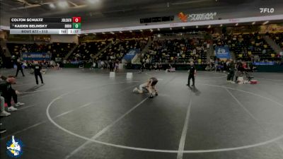 113 lbs Quarterfinal - Kaiden Belinsky, Don Bosco vs Colton Schultz, Joliet (Catholic Academy)