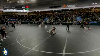 113 lbs Quarterfinal - Kaiden Belinsky, Don Bosco vs Colton Schultz, Joliet (Catholic Academy)