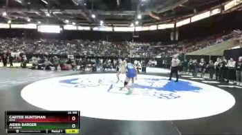 2A 160 lbs Champ. Round 1 - Aiden Barger, St. Maries vs Carter Huntsman, Ririe